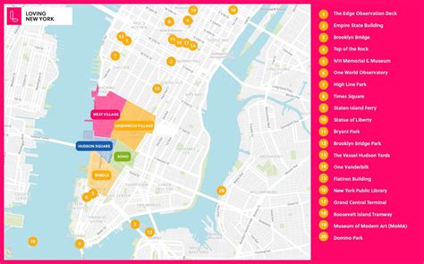 map of hudson street nyc.